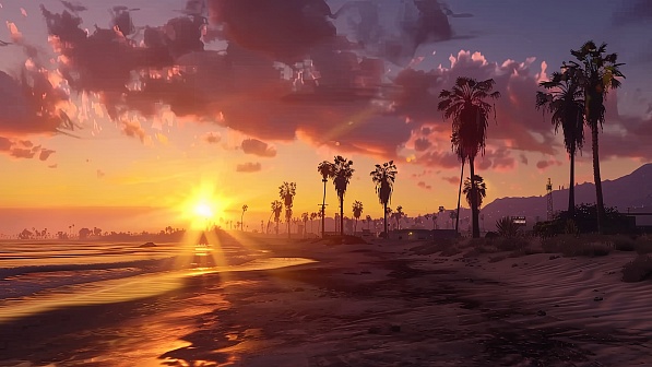 Sunsets GTA style pattern