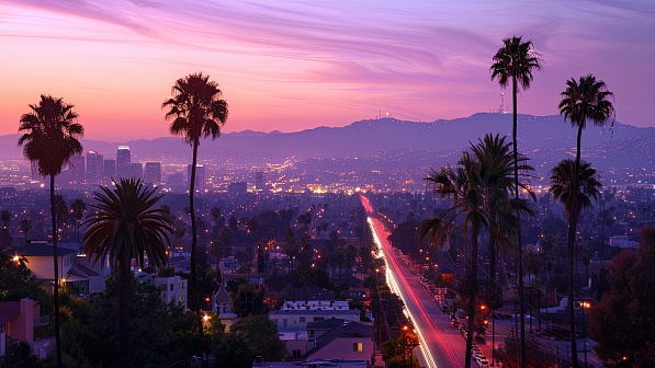 Sunsets GTA style pattern