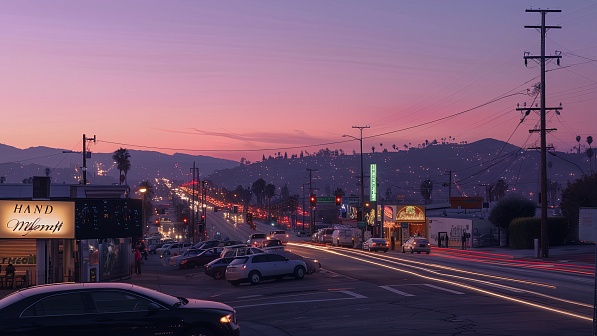 Sunsets GTA style pattern