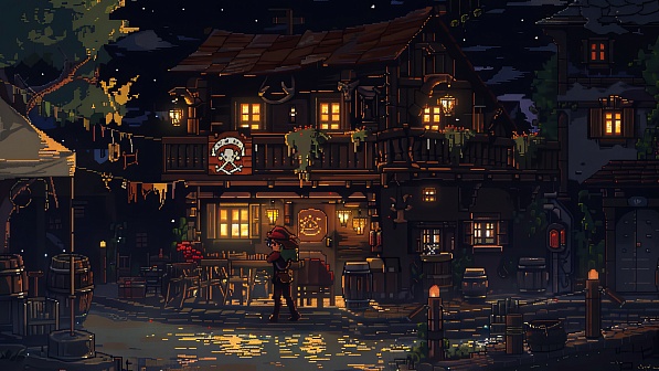 Pixelart tavern pattern