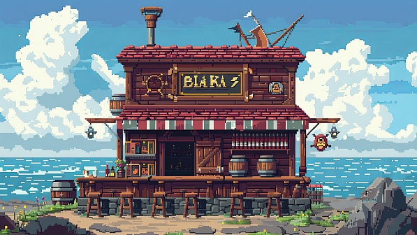 Pixelart tavern pattern