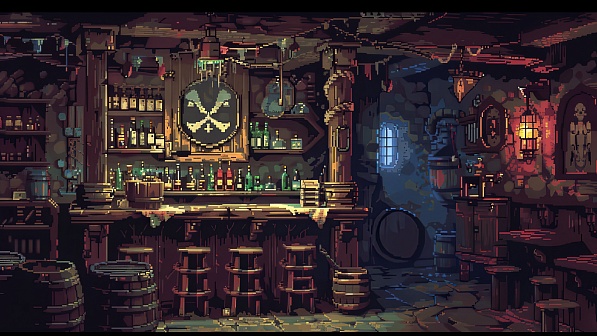 Pixelart tavern pattern