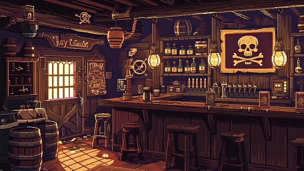 Pixelart tavern pattern
