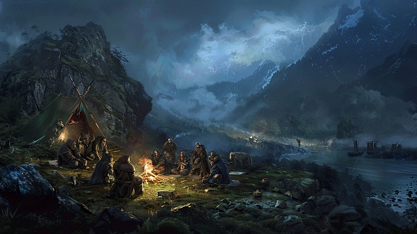 A small band of dwarven hunters pattern