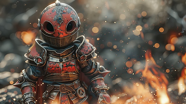 Cuddlefish armor warrior pattern