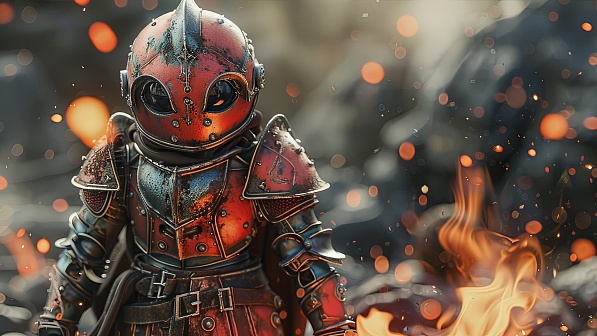 Cuddlefish armor warrior pattern