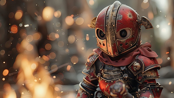 Cuddlefish armor warrior pattern