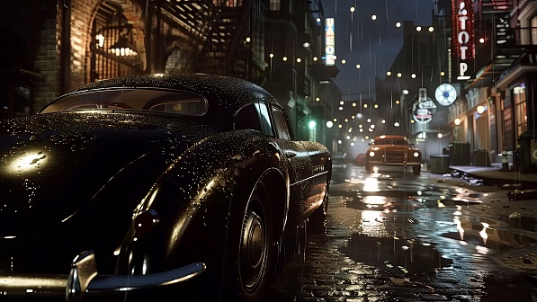 Retro streets pattern