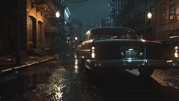 Retro streets pattern