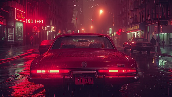 Rainy streets pattern