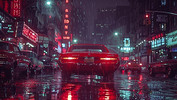 Rainy streets pattern