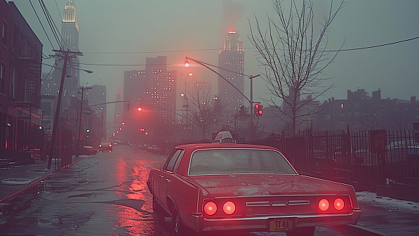 Rainy streets pattern
