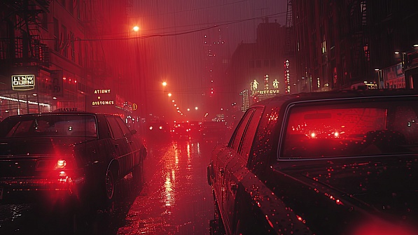 Rainy streets pattern