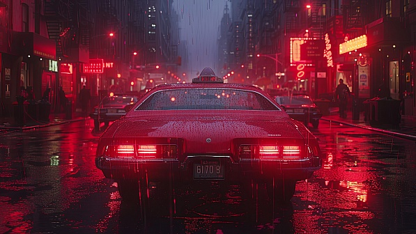 Rainy streets pattern