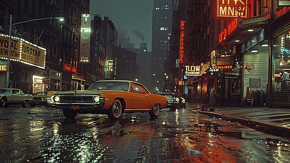 80s style streets pattern