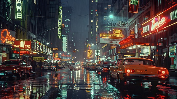 80s style streets pattern