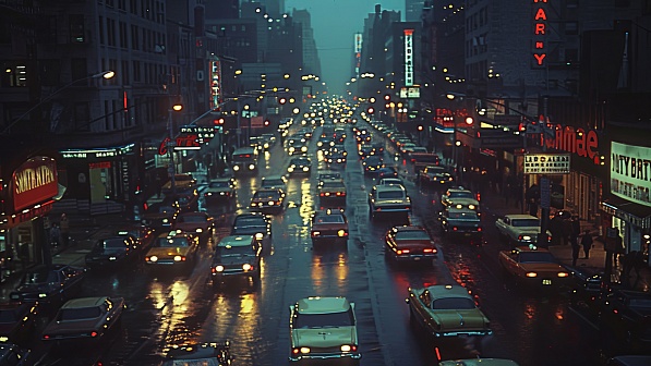 80s style streets pattern