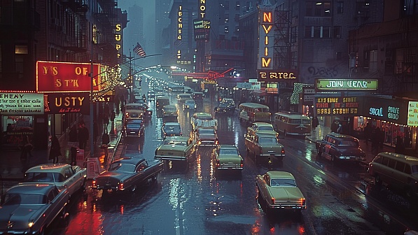 80s style streets pattern