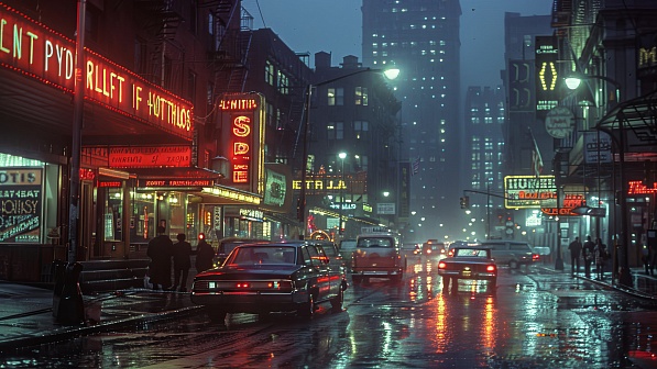 80s style streets pattern