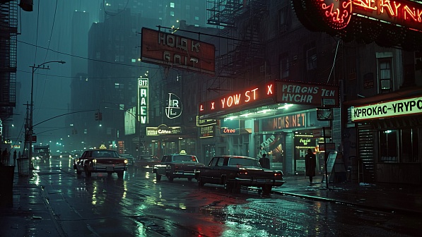 80s style streets pattern