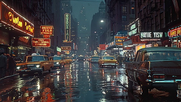 80s style streets pattern
