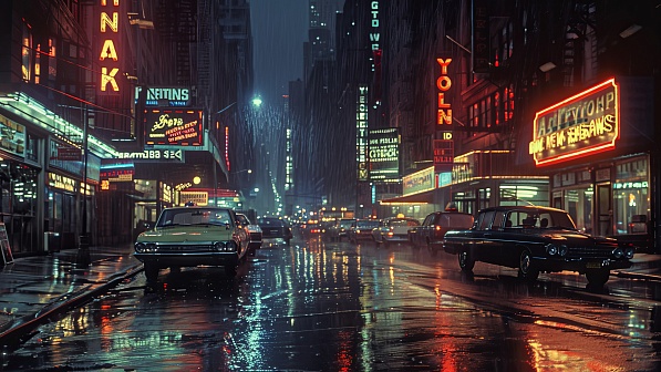 80s style streets pattern
