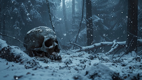 Skull battlefield pattern