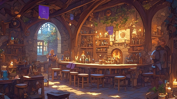 Tavern interior part 2 pattern