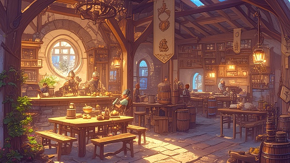Tavern interior part 2 pattern