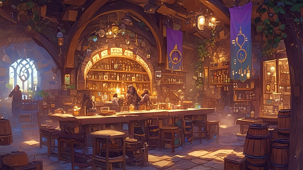 Tavern interior part 2 pattern