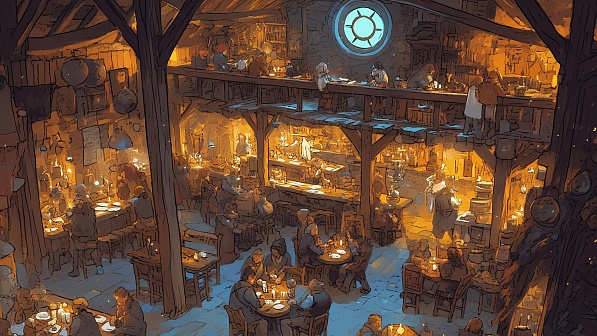 Tavern interior part 2 pattern
