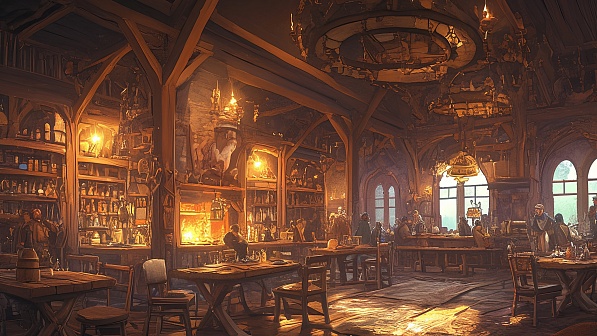 Tavern interior part 2 pattern