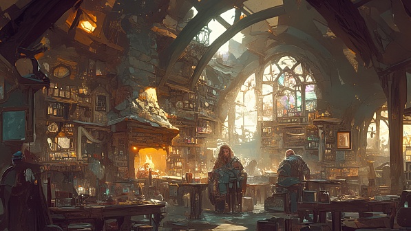 Tavern interior part 2 pattern