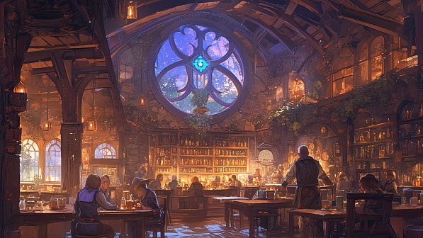 Tavern interior part 2 pattern