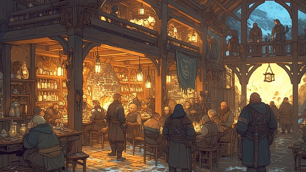 Tavern interior part 2 pattern