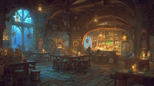Tavern interior part 2 pattern