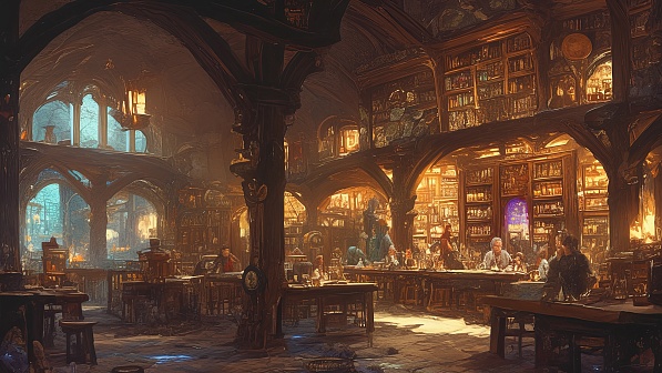 Tavern interior part 2 pattern