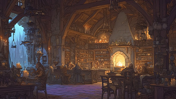 Tavern interior part 2 pattern