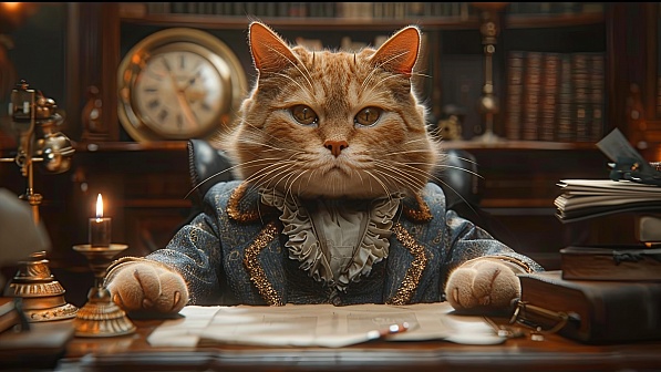 Cat aristocrat pattern