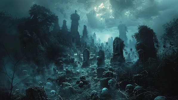 Cursed cemetery pattern