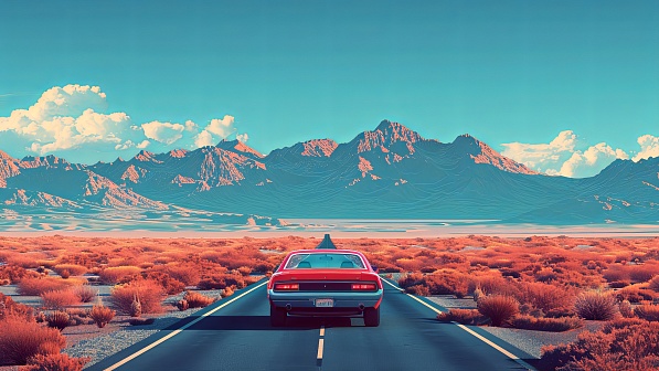 Vivid landscape pattern