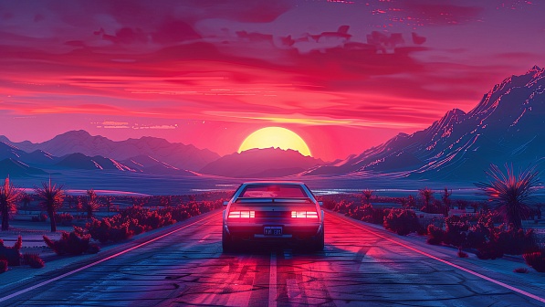 Vivid landscape pattern