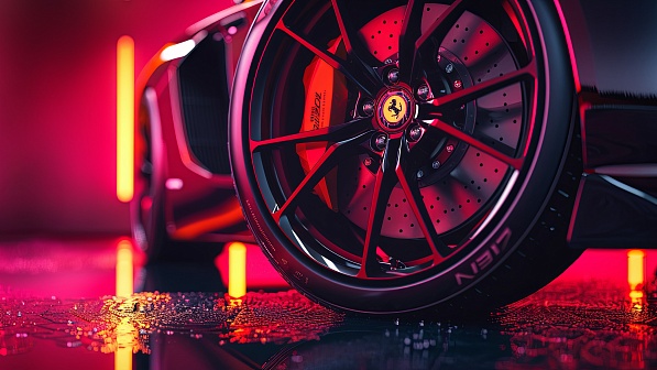 Car rim pattern