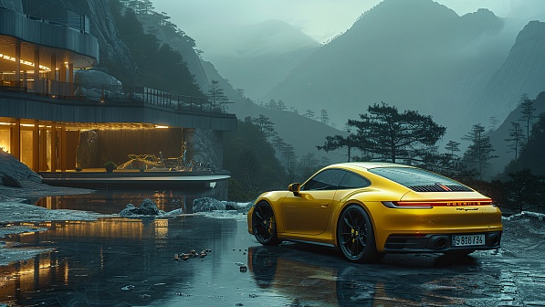 Porsche car pattern