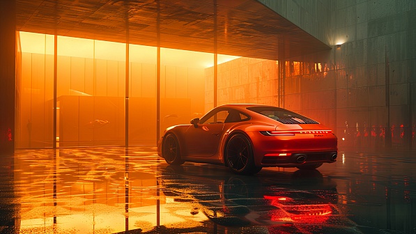Porsche car pattern
