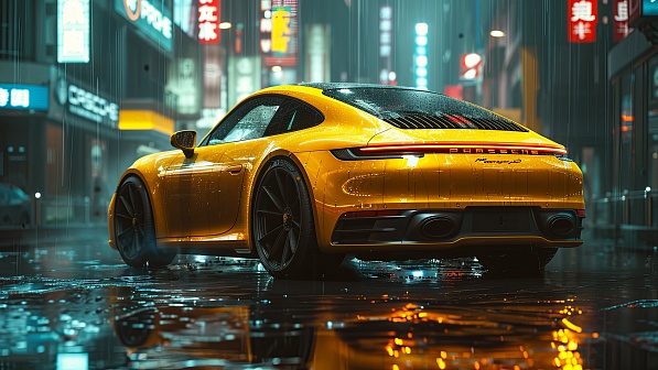 Porsche car pattern
