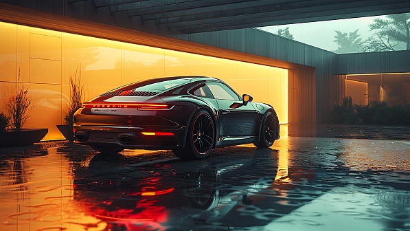 Porsche car pattern