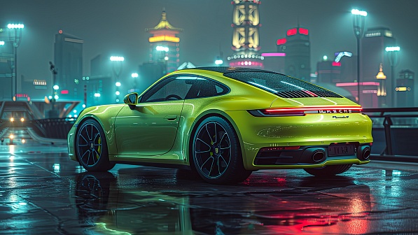 Porsche car pattern