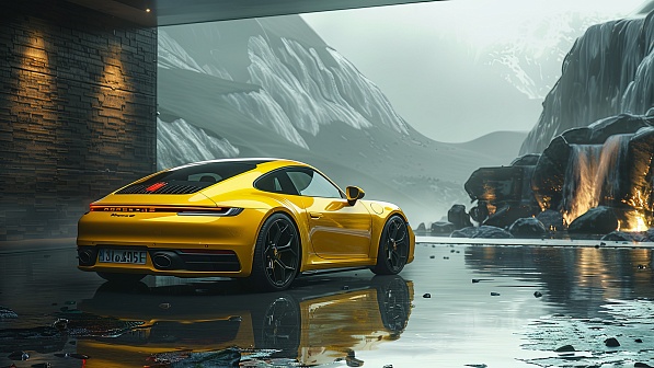Porsche car pattern