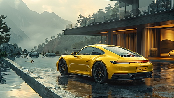Porsche car pattern